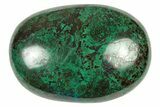 Polished Chrysocolla and Malachite Stone - Peru #250360-1